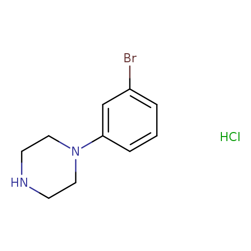 Brc1cccc(c1)N1CCNCC1.Cl