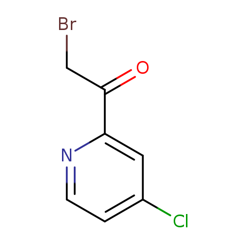 Clc1cc(ncc1)C(=O)CBr