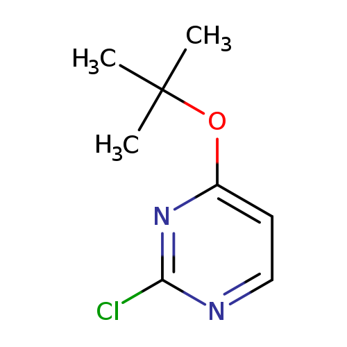 CC(Oc1ccnc(n1)Cl)(C)C