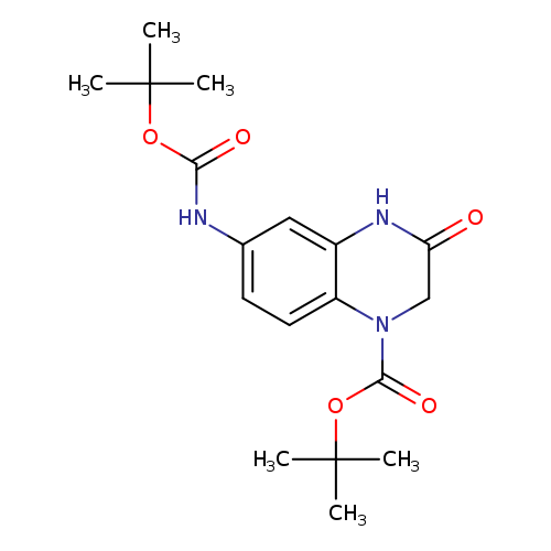 O=C1Nc2cc(ccc2N(C1)C(=O)OC(C)(C)C)NC(=O)OC(C)(C)C