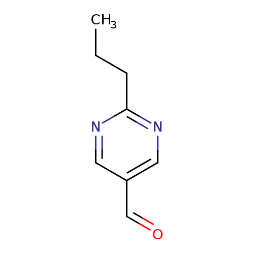 CCCc1ncc(cn1)C=O