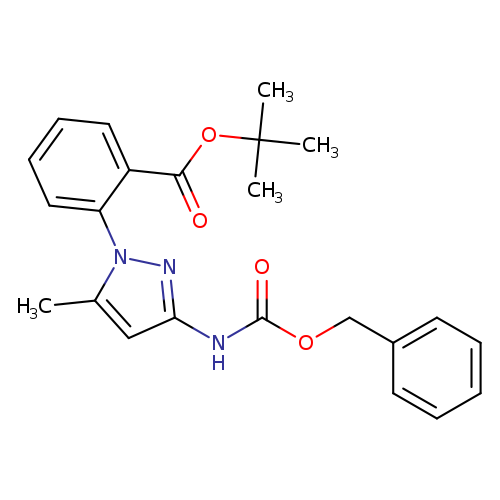 O=C(Nc1nn(c(c1)C)c1ccccc1C(=O)OC(C)(C)C)OCc1ccccc1