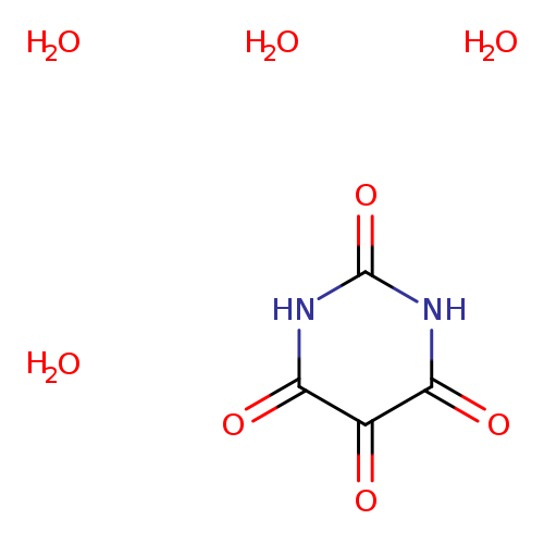 O=C1NC(=O)C(=O)C(=O)N1.O.O.O.O