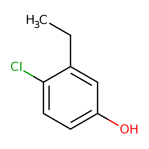 CCc1cc(O)ccc1Cl