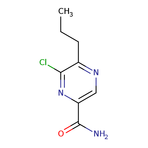 CCCc1ncc(nc1Cl)C(=O)N