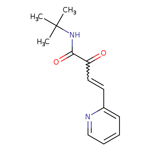 O=C(C(=O)C=Cc1ccccn1)NC(C)(C)C