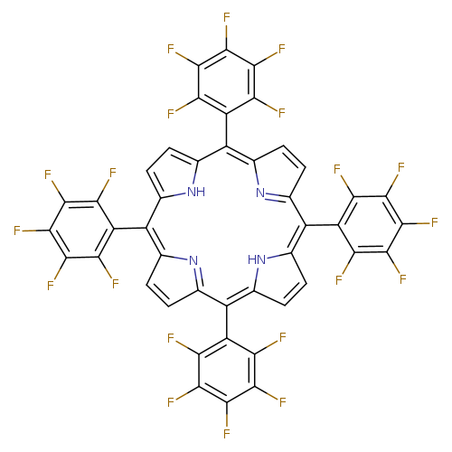 Fc1c(F)c(C2=C3C=CC(=N3)C(=c3ccc(=C(C4=NC(=C(c5[nH]c2cc5)c2c(F)c(F)c(c(c2F)F)F)C=C4)c2c(F)c(F)c(c(c2F)F)F)[nH]3)c2c(F)c(F)c(c(c2F)F)F)c(c(c1F)F)F