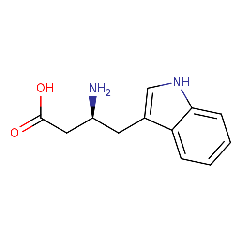 N[C@@H](Cc1c[nH]c2c1cccc2)CC(=O)O