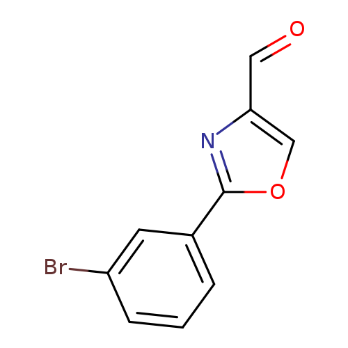 O=Cc1coc(n1)c1cccc(c1)Br