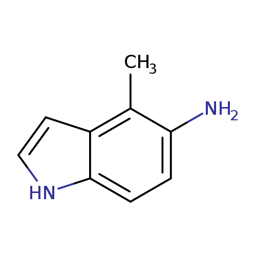 Nc1ccc2c(c1C)cc[nH]2
