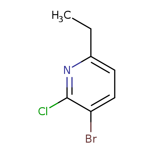 CCc1ccc(c(n1)Cl)Br