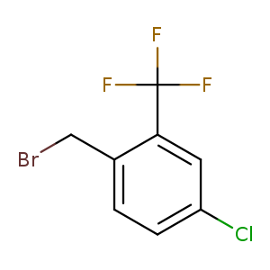 BrCc1ccc(cc1C(F)(F)F)Cl
