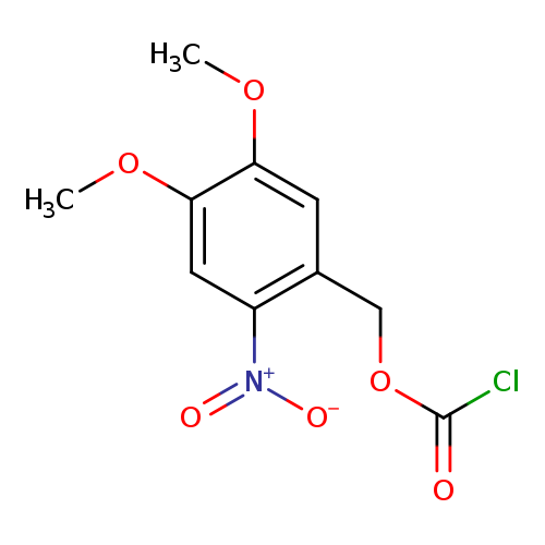 COc1cc(COC(=O)Cl)c(cc1OC)[N+](=O)[O-]