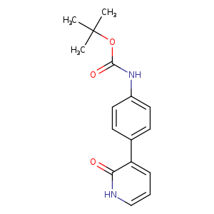 O=C(Nc1ccc(cc1)c1ccc[nH]c1=O)OC(C)(C)C