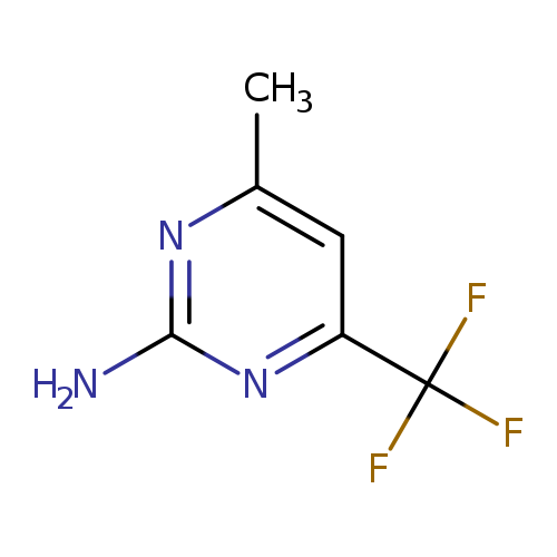 Cc1nc(N)nc(c1)C(F)(F)F