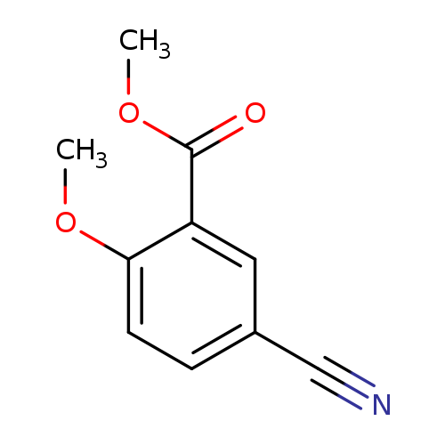 N#Cc1ccc(c(c1)C(=O)OC)OC