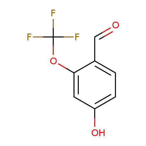 O=Cc1ccc(cc1OC(F)(F)F)O