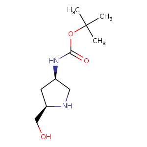 OC[C@@H]1NC[C@@H](C1)NC(=O)OC(C)(C)C