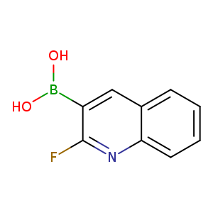 OB(c1cc2ccccc2nc1F)O