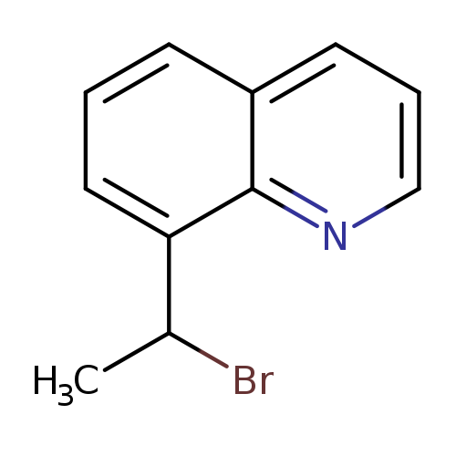 CC(c1cccc2c1nccc2)Br