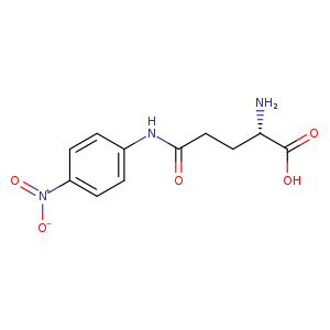 O=C(Nc1ccc(cc1)[N+](=O)[O-])CC[C@@H](C(=O)O)N