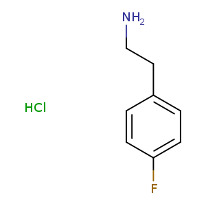 NCCc1ccc(cc1)F.Cl