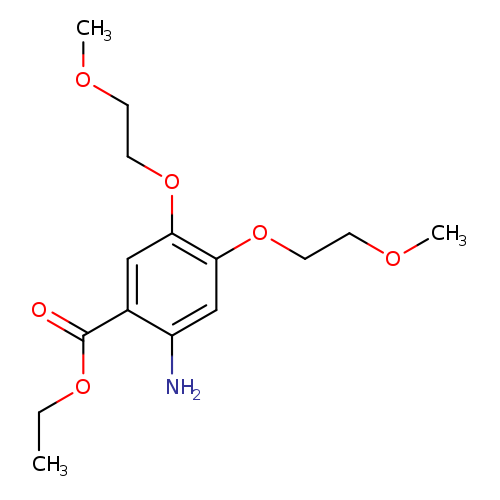 COCCOc1cc(C(=O)OCC)c(cc1OCCOC)N