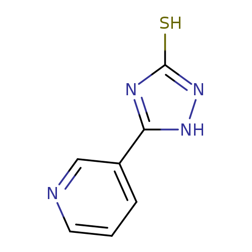 Sc1n[nH]c(n1)c1cccnc1