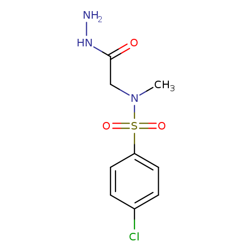 NNC(=O)CN(S(=O)(=O)c1ccc(cc1)Cl)C