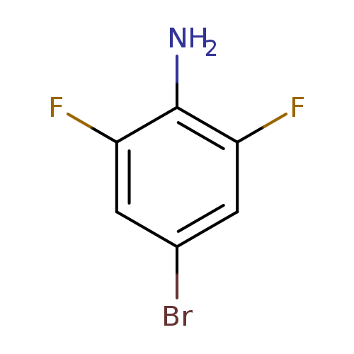 Brc1cc(F)c(c(c1)F)N