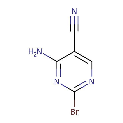 N#Cc1cnc(nc1N)Br