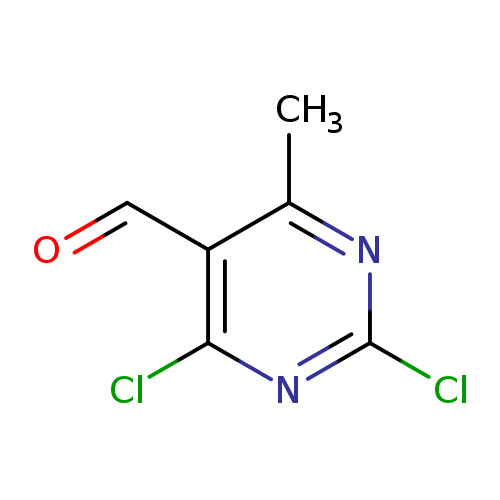 O=Cc1c(C)nc(nc1Cl)Cl