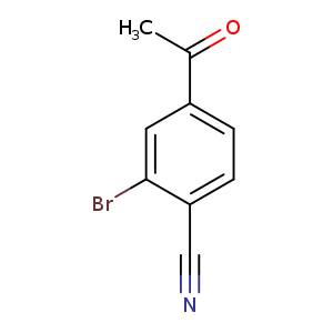 N#Cc1ccc(cc1Br)C(=O)C
