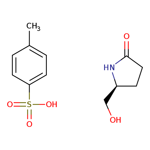 Cc1ccc(cc1)S(=O)(=O)O.OC[C@@H]1CCC(=O)N1