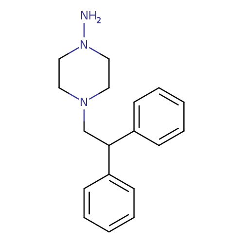NN1CCN(CC1)CC(c1ccccc1)c1ccccc1