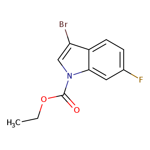 CCOC(=O)n1cc(c2c1cc(F)cc2)Br