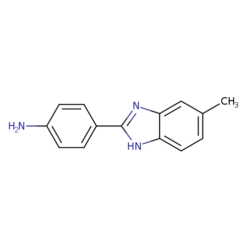 Nc1ccc(cc1)c1nc2c([nH]1)ccc(c2)C
