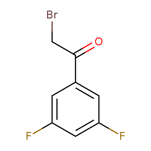 BrCC(=O)c1cc(F)cc(c1)F