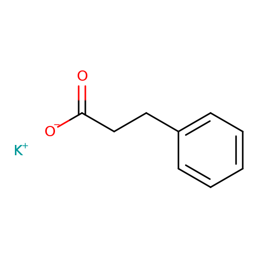 [O-]C(=O)CCc1ccccc1.[K+]
