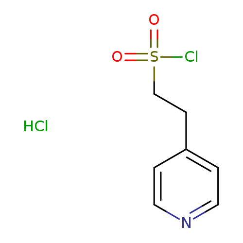 ClS(=O)(=O)CCc1ccncc1.Cl
