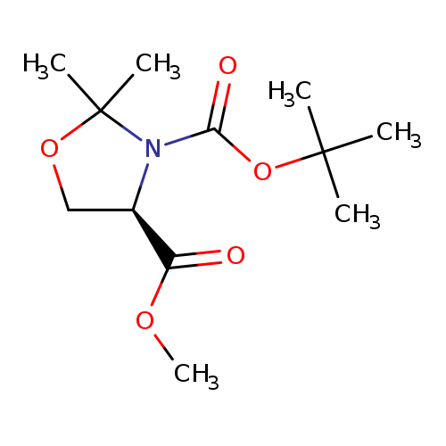 COC(=O)[C@H]1COC(N1C(=O)OC(C)(C)C)(C)C