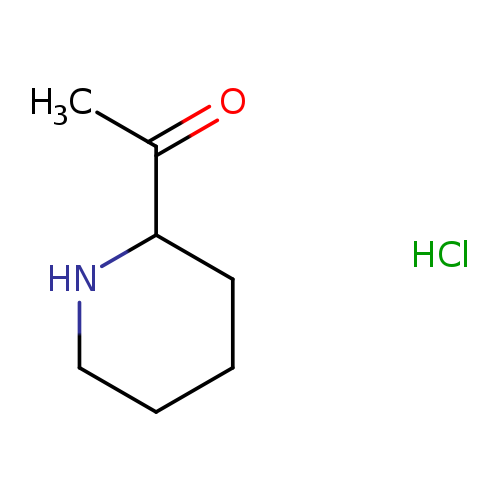 CC(=O)C1CCCCN1.Cl