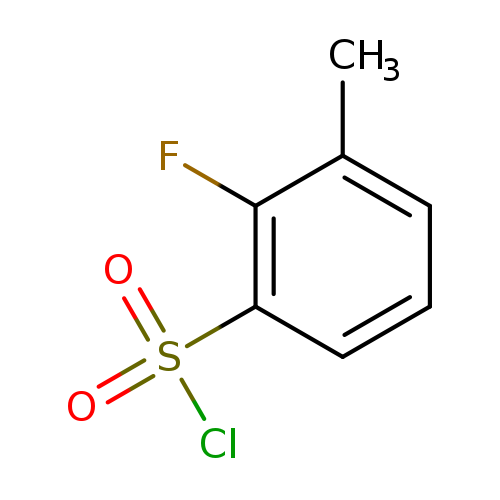 Cc1cccc(c1F)S(=O)(=O)Cl