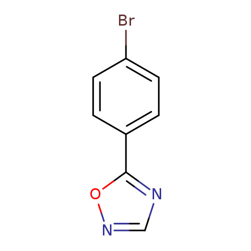 Brc1ccc(cc1)c1ncno1