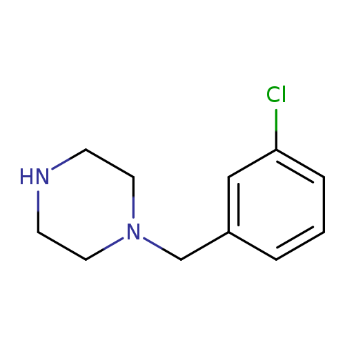 Clc1cccc(c1)CN1CCNCC1