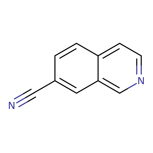 N#Cc1ccc2c(c1)cncc2