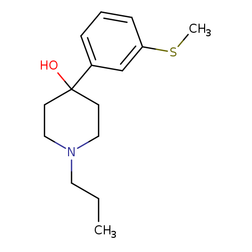 CCCN1CCC(CC1)(O)c1cccc(c1)SC