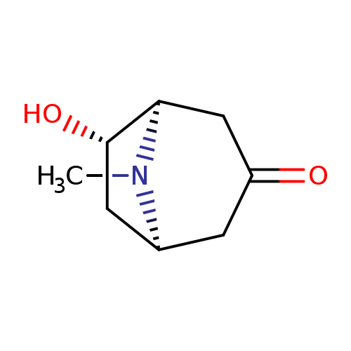 O=C1C[C@H]2C[C@@H]([C@@H](C1)N2C)O