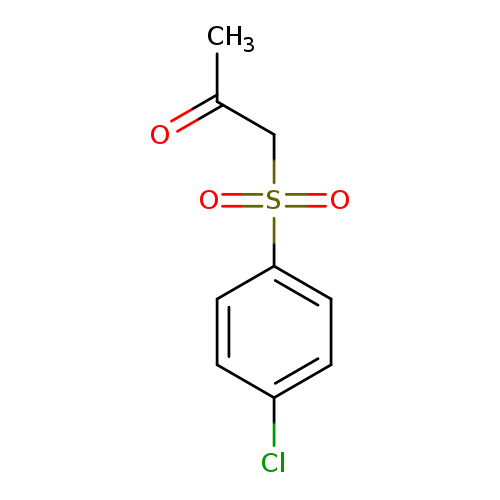 CC(=O)CS(=O)(=O)c1ccc(cc1)Cl