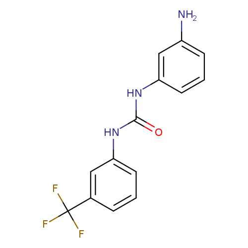 O=C(Nc1cccc(c1)N)Nc1cccc(c1)C(F)(F)F